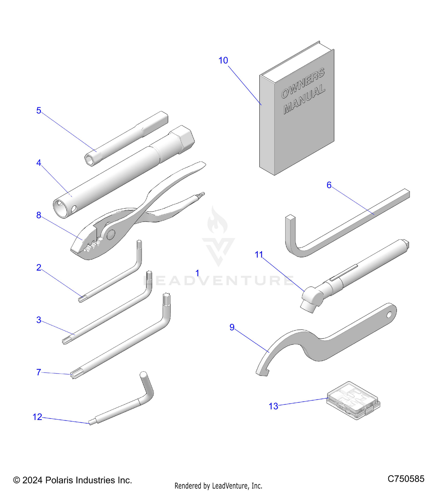 REFERENCE, OWNERS MANUAL AND TOOL KIT - Z26NMX99A4/B4/A6/B6 (C750585)