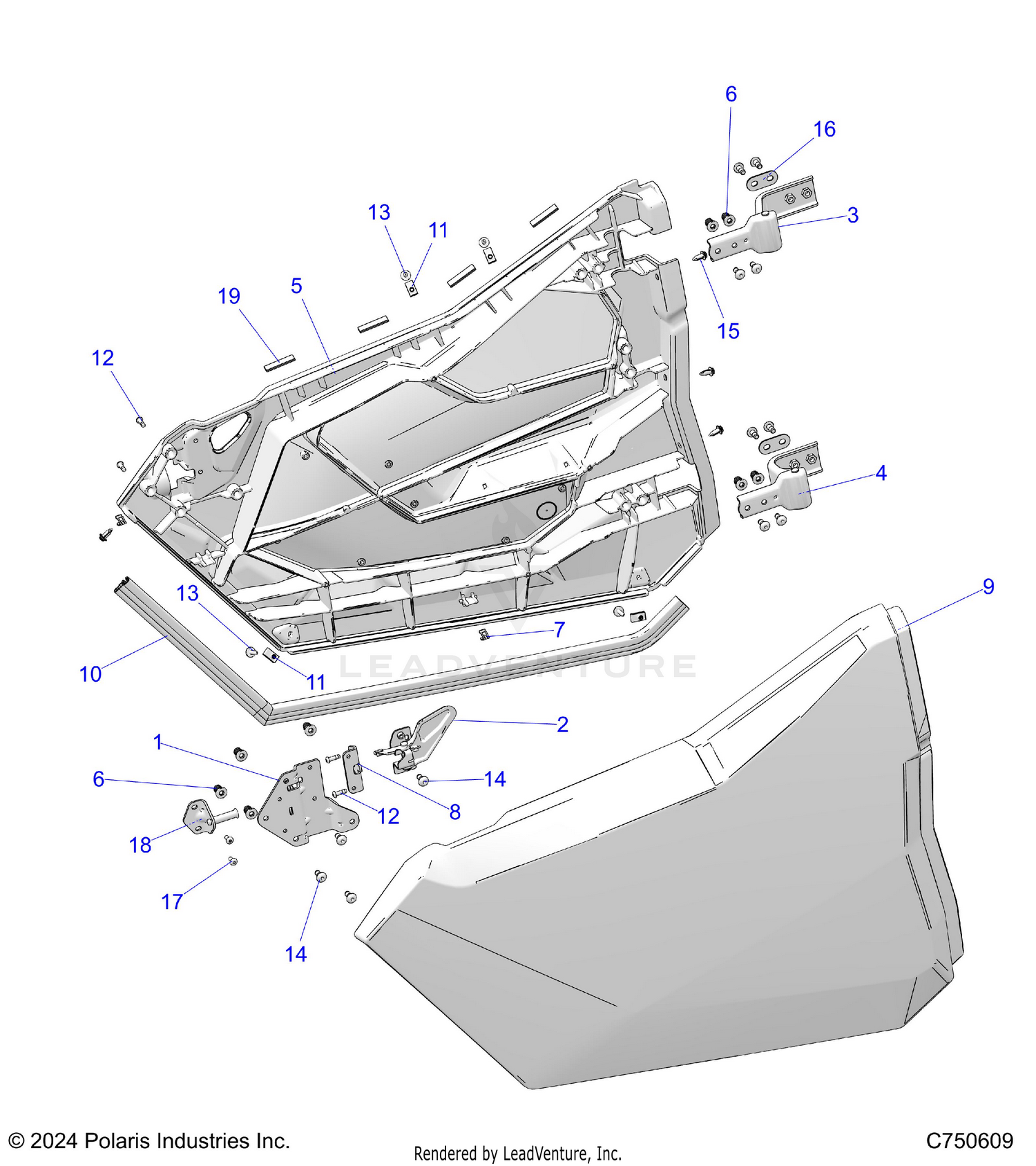 BODY, DOORS - Z26XPE92A4/B4/A6/B6 (C750609)