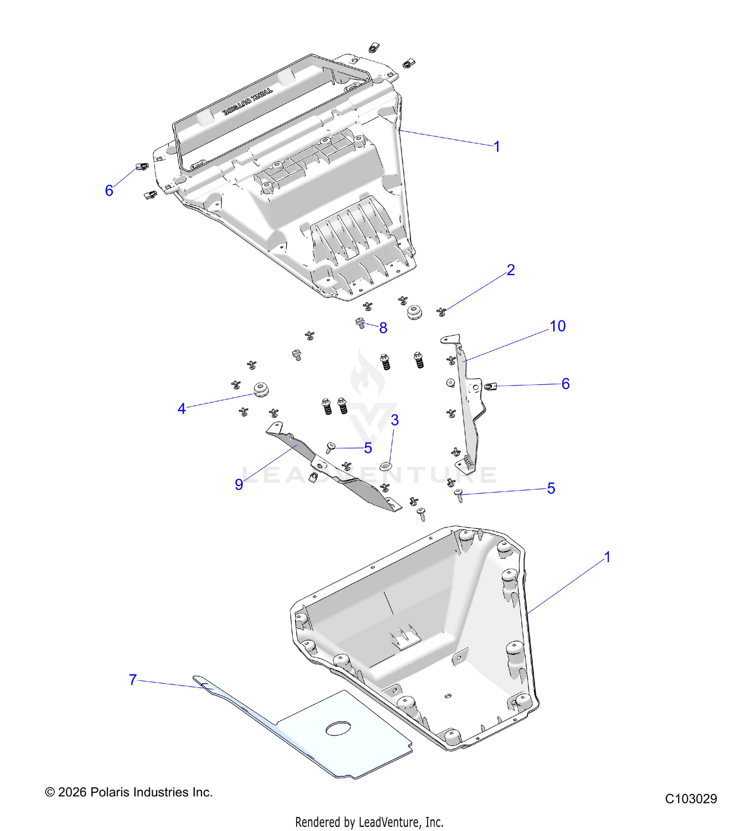 BODY, REAR BOX STORAGE - A26SHE57CN (C103029)