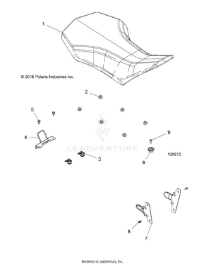 Body, Seat - A17sxa85a1/a7/sxe85ab/am/as/a9 (100972) Schematic