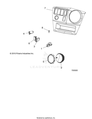 Electrical, Dash Instruments And Controls - R16rda57a1/b1 (700500) Schematic