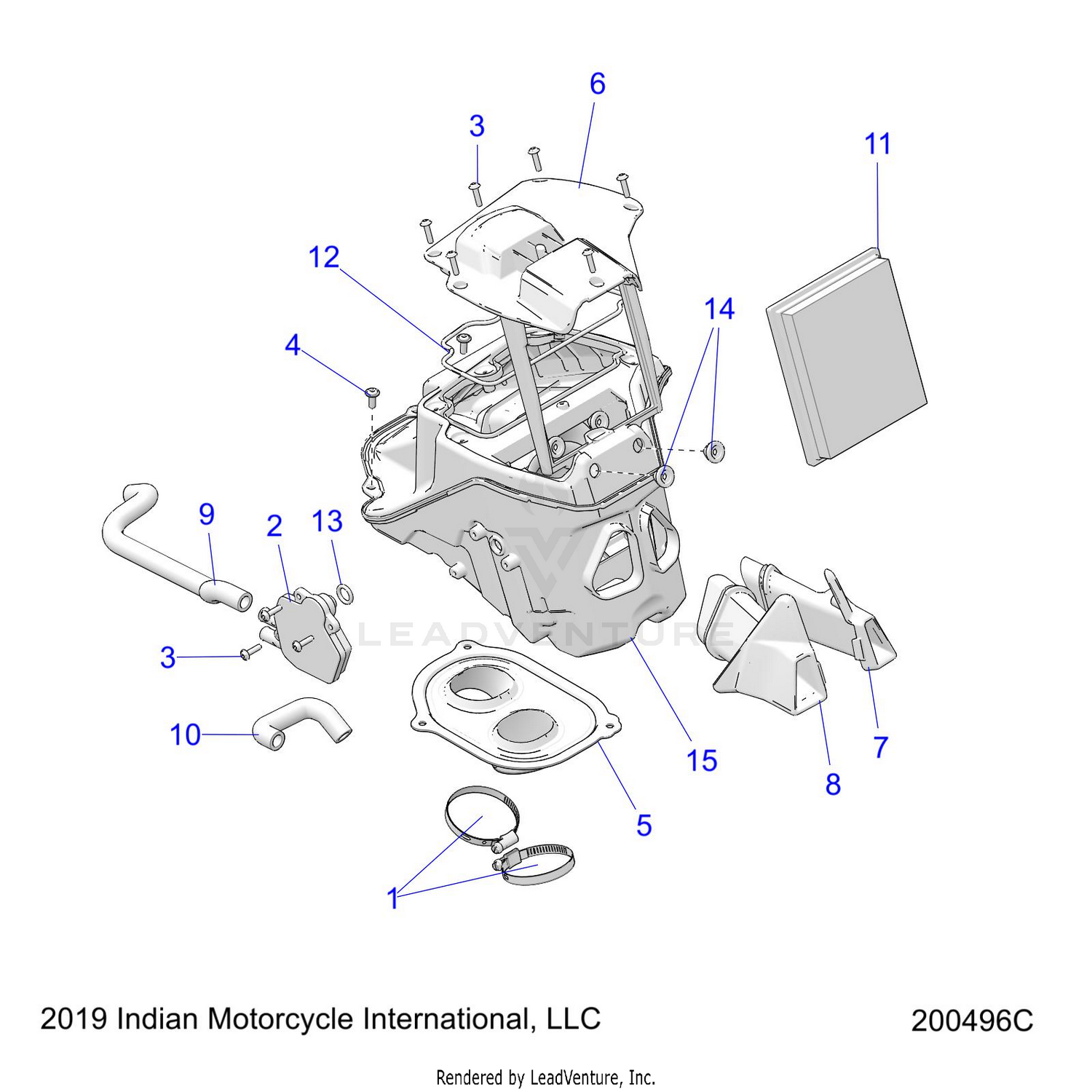ENGINE, AIR INTAKE - N22RTT22 (200496C)