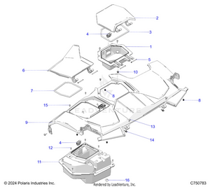 Body, Dash, Upper - Z25x4e92a4/b4 (c750783) Schematic