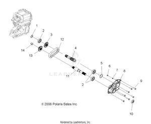 Transmission, Output Shaft - A07mh68ax/ay/az (49atvshaftoutput08sp800) Schematic