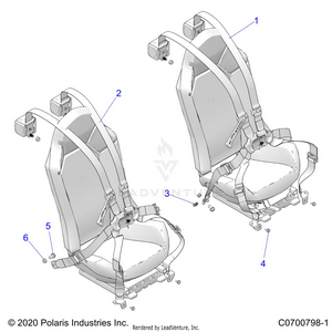 Body, Seat Belt Mounting - Z22nar99af/bf (c0700798-1) Schematic