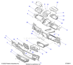 Body, Dash - R21rrj99a9/b9 (c730911) Schematic