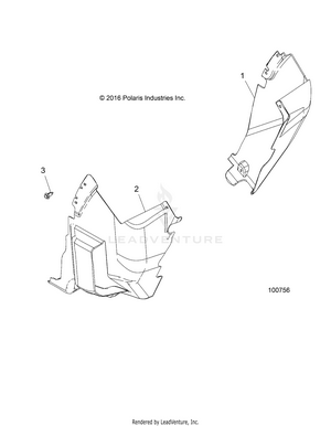 Body, Front Mud Guards - A17sxa85a1/a7/sxe85ab/am/as/a9 (100756) Schematic