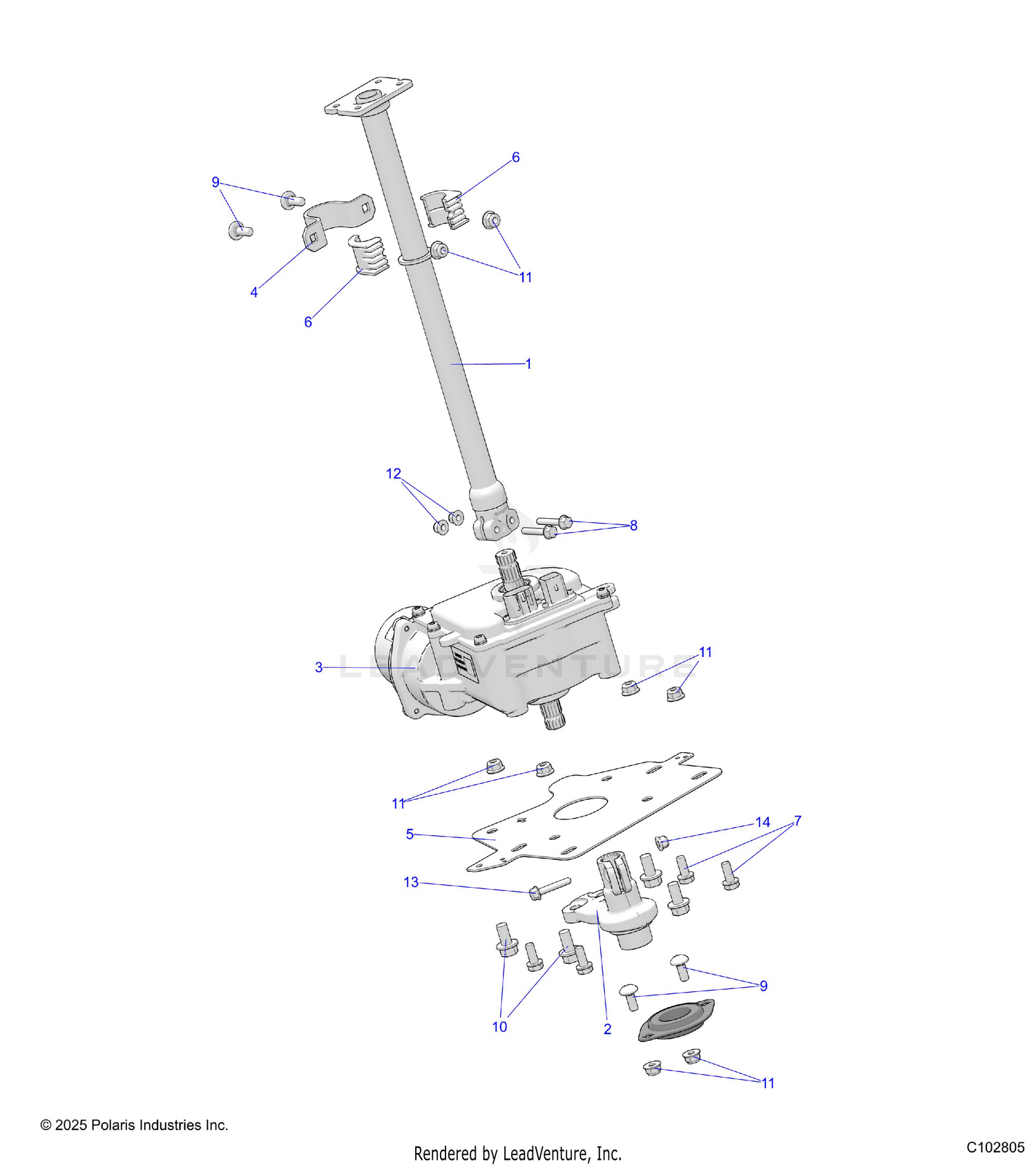 STEERING POST and EPS - A26SHE57CN (C102805)