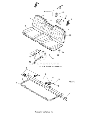 Body, Seat And Base - R17rca57a1/b1/a4/b4 (701165) Schematic