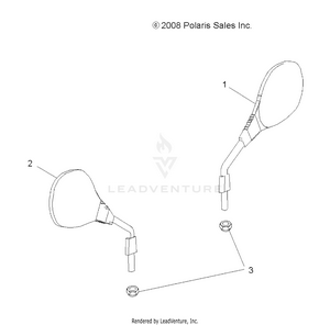 Body, Mirrors - A12zn8efk/efo (49atvmirrors09sp500tr) Schematic