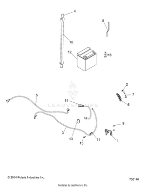 Electrical, Battery - R15rma57fa (49rgrbattery15570) Schematic