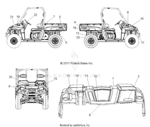 Body, Decals - R12th76/th7e/tx7e All Options (49rgrdecal12800xp) Schematic