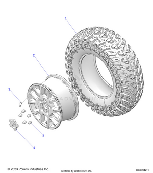 Wheels, Front - R25xaw1rb9/bd/bm (c730942-1) Schematic