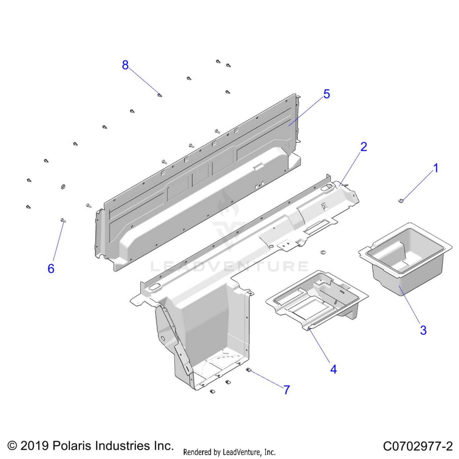 BODY, STORAGE AND CLOSE OFF - D21BBP99A4/B4/FP99A4 (C0702977-2)