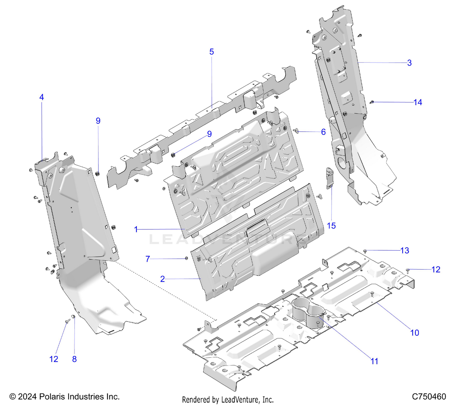 BODY, REAR CLOSEOFF - Z26S4E92A4/B4/A6/B6 (C750460)