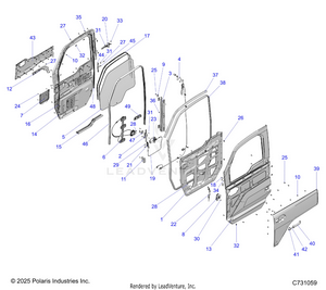 Body, Doors - R25xaw1rb9/bd/bm (c731059) Schematic