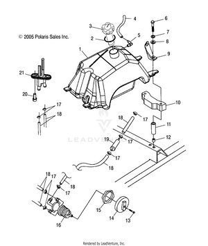 Body, Fuel Tank Asm. - A09ca32aa (4999202939920293a11) Schematic
