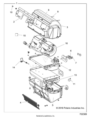 Body, Hvac Assembly - R17rtu99av/bv (702389) Schematic