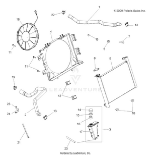Engine, Cooling System - A10zx85ak/al/as/at/ax (49atvcool10spxp850) Schematic