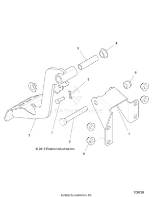 Brakes, Pedal And Master Cylinder - R16rda57a1/b1 (700738) Schematic