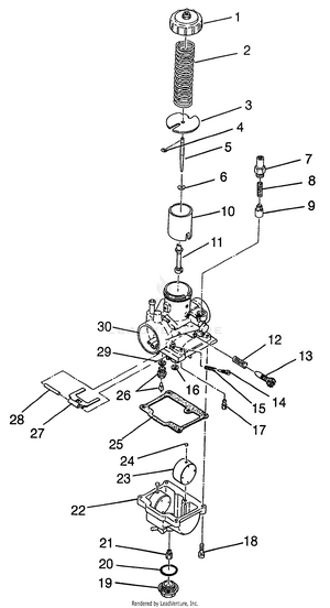 Carburetor (300) Xpress 300 W97ca28c (4939603960e003) Schematic