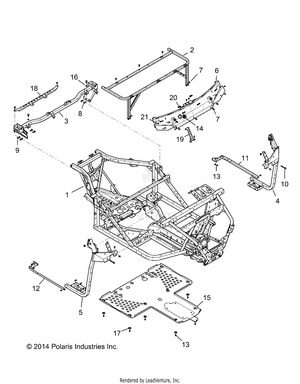Chassis, Main Frame - R141d9jda/2d9jda (49brutusframe13) Schematic