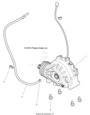 Drive Train, Front Gearcase Mounting - R16rge99a7/ae/av (49rgrgearcasemtg14rzr1000) Schematic