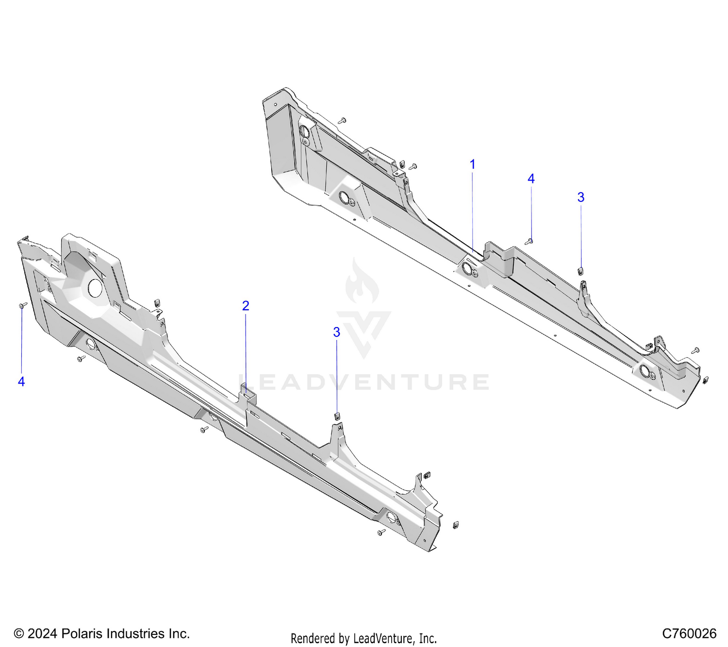 BODY, ROCKER PANELS