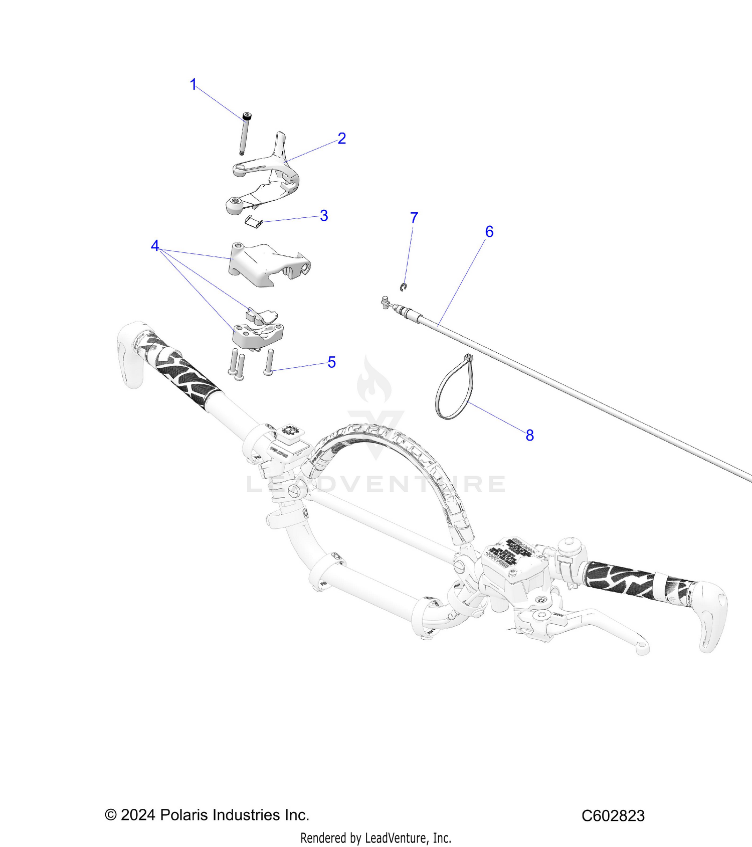 ENGINE, THROTTLE CONTROL ASM. - S26TLG9BS/BEA (C602823)