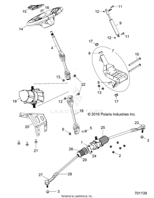 Steering, Power Steering Asm. - Z19vce99am (701139) Schematic