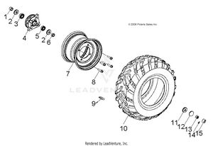 Wheels, Front - A09fa09aa/ab (49atvwheelfrt07sprt90) Schematic