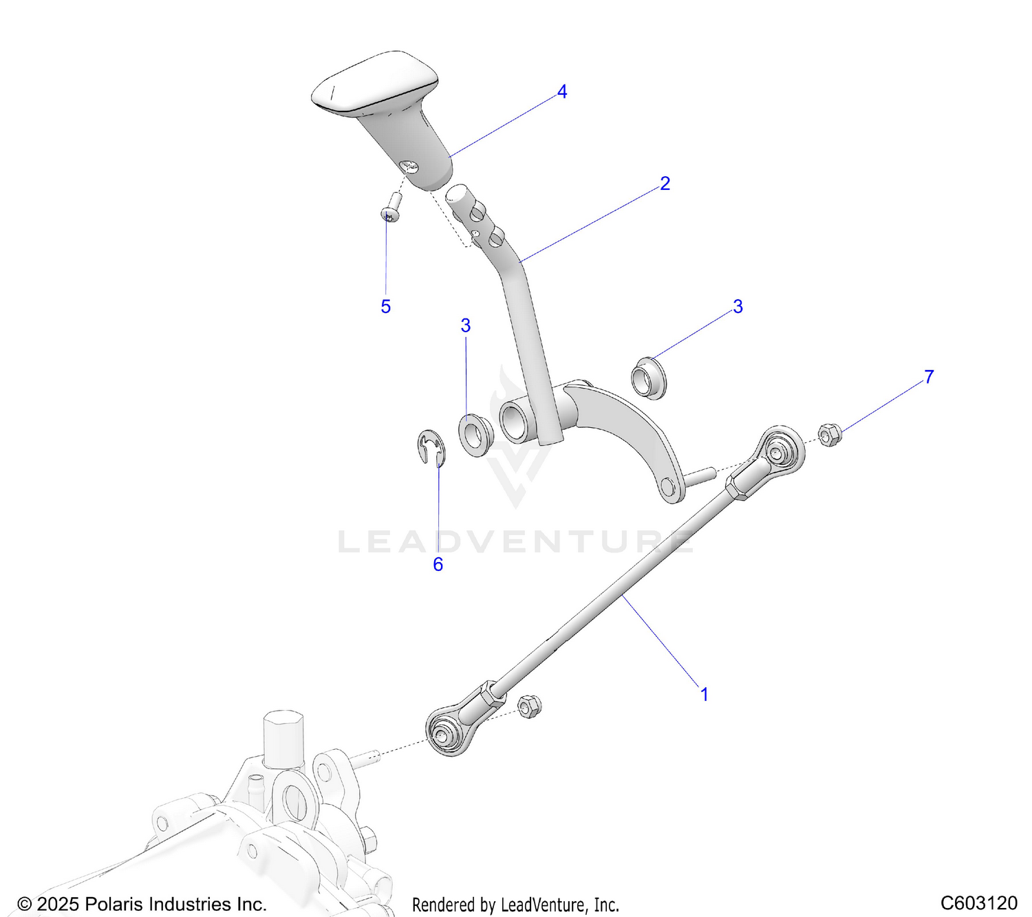 DRIVE TRAIN, SHIFT LINKAGE - S26AJT9FEL (C603120)