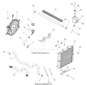 Engine, Cooling System - A08dn50af/as/aw/az (49atvcool08spx25) Schematic