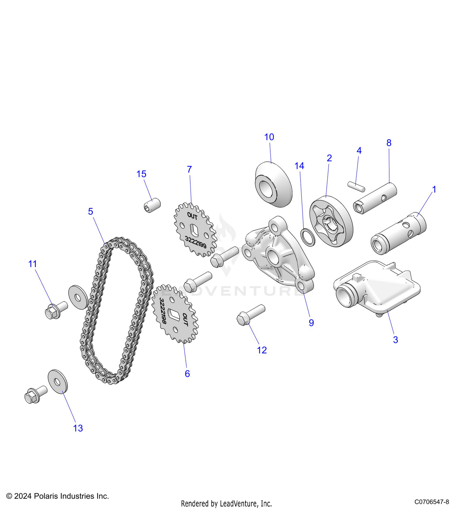 ENGINE, OIL PUMP - D26M4A57B4/G57B4/U57B4/W57B4 (C0706547-8)