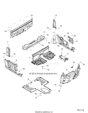 Body, Floor And Fenders - R17rt_99 All Options (701113) Schematic