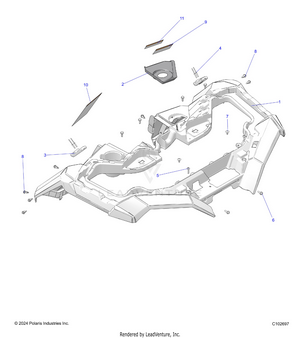 Body, Front Cab - A25sxe85a9/am/ap (c102697) Schematic
