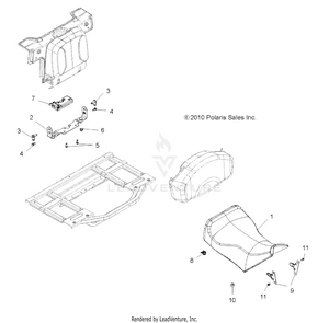 Body, Seat, Operator - A12tn55aa/az (49atvseat11spx2550) Schematic