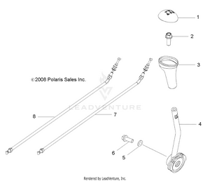 Drive Train, Gear Selector - R13va17aa/ab (49rgrgearselect09rzr170) Schematic