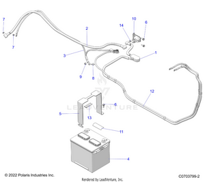Electrical, Battery - G23gae99a2 (c0703799-2) Schematic
