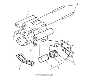Rear Brake Assembly 6x6 300 W948730 (4926792679c008) Schematic