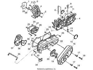 Crankcase - A03fa09ca/cc/cd (4978857885a10) Schematic