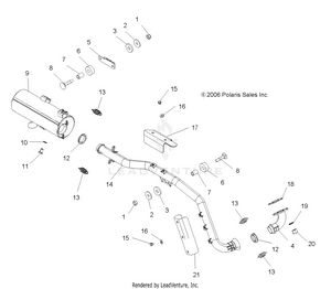 Exhaust System - A07mh46aa/az (49atvexhaustsp450) Schematic