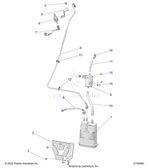 Fuel System, Tank, Evap R23tae99bd/bp (c730890) Schematic