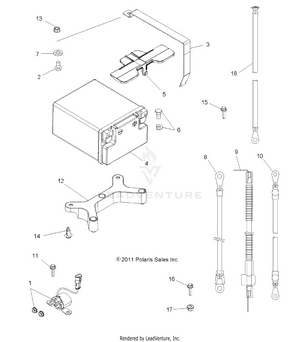 Electrical, Battery - A12tn55aa/az (49atvbattery12sptrg550) Schematic