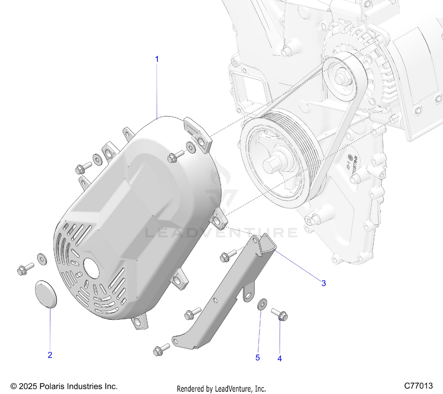 ENGINE, BELT COVER & RELATED - Z26RRE2KAL (C77013)