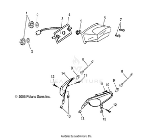 Front Light/brakelight - A06ka09ca/cb/cc/cd (4999202399920239c03) Schematic