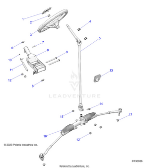 Steering, Non Eps Steering Asm. - R24t6a99a1/b1 Schematic