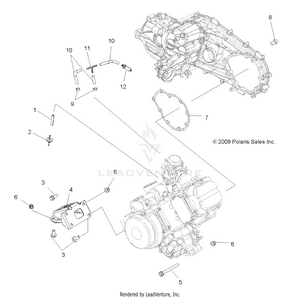 Engine, Mounting - A09lh46aq/ax/az (49atvenginemtg10sp400) Schematic