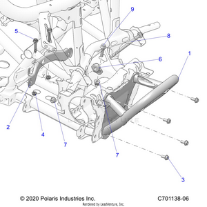 Chassis, Front Gearcase And Bumper Mounting - Z24rmc2kah/bh (c701138-06) Schematic