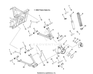 Rear Suspension (2x4)(4x4) - R05rb50aa/rd50aa/ab/ac/ad (4995359535d06) Schematic